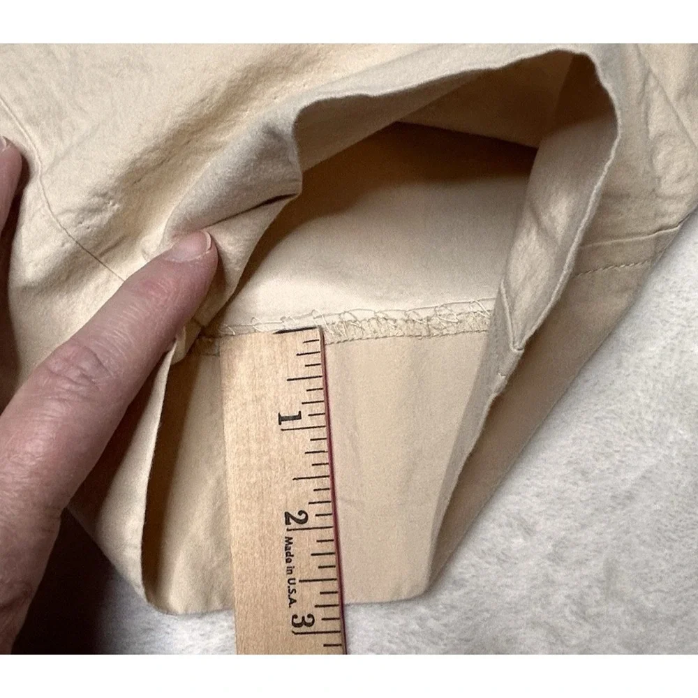 Brooks Brothers Fitzgerald‎ Light Tan Straight Leg Pants Mens 35 X 30 Cotton